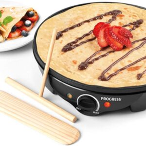 Progress Crepe Maker – Electric Pancake Machine, 30 cm Non-Stick